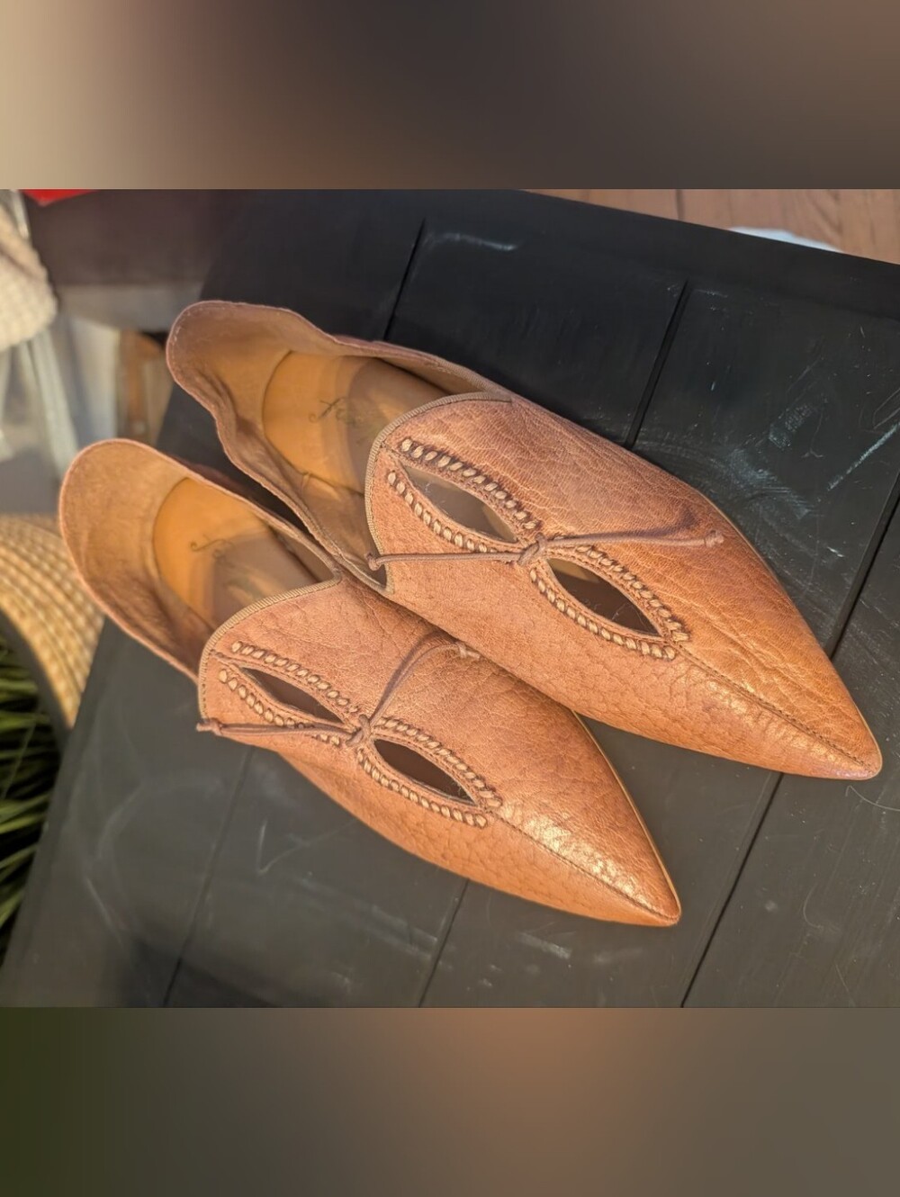 Free People Unique Leather Shoes Size 9